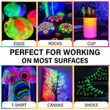 Studio Acrylic Colours - 100 ml - Set of 6 Neon Shades