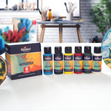 Studio Acrylic Colours - 100 ml - Set of 6 Primary Shades
