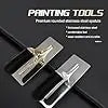 Stainless Steel Trowel Venetian Plaster Trowel Paint & Plaster Trowel Plaster Tools Flat head Concrete Finishing Trowel with New foam plastic Handle