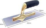Stainless Steel Trowel Venetian Plaster Trowel Paint & Plaster Trowel Plaster Tools Flat head Concrete Finishing Trowel with New foam plastic Handle