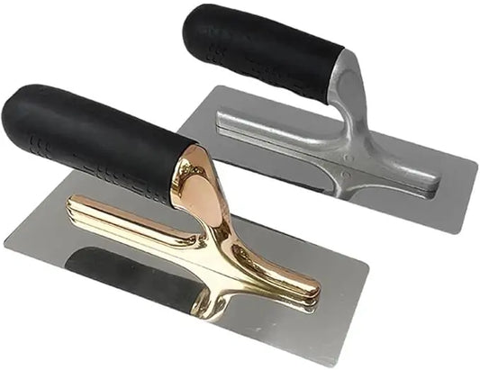 Stainless Steel Trowel Venetian Plaster Trowel Paint & Plaster Trowel Plaster Tools Flat head Concrete Finishing Trowel with New foam plastic Handle