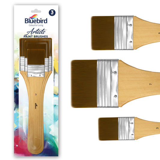 Bluebird Gesso Brush Set of 3 - Model no. G0532