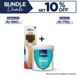 Acrylic Gesso 600 gm + Base Brush Set