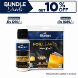 Leafing Glue 100ml + Gold Foil Leaves (50 Sheets) Bundle