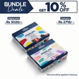 Coloured Modeling Paste - Bundle of 12 (Primary + Pastel) - 150 gm
