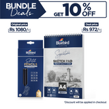 Sketch Pencils Set of 12 + Signature Sketch Pad A4