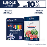 Watercolor Pencil Set + Signature Water Color Pad