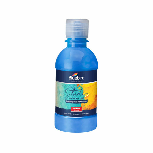 Studio Acrylic Colours – 250 ml – Primary Shades