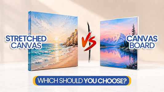 Canvas Board vs Stretched Canvas