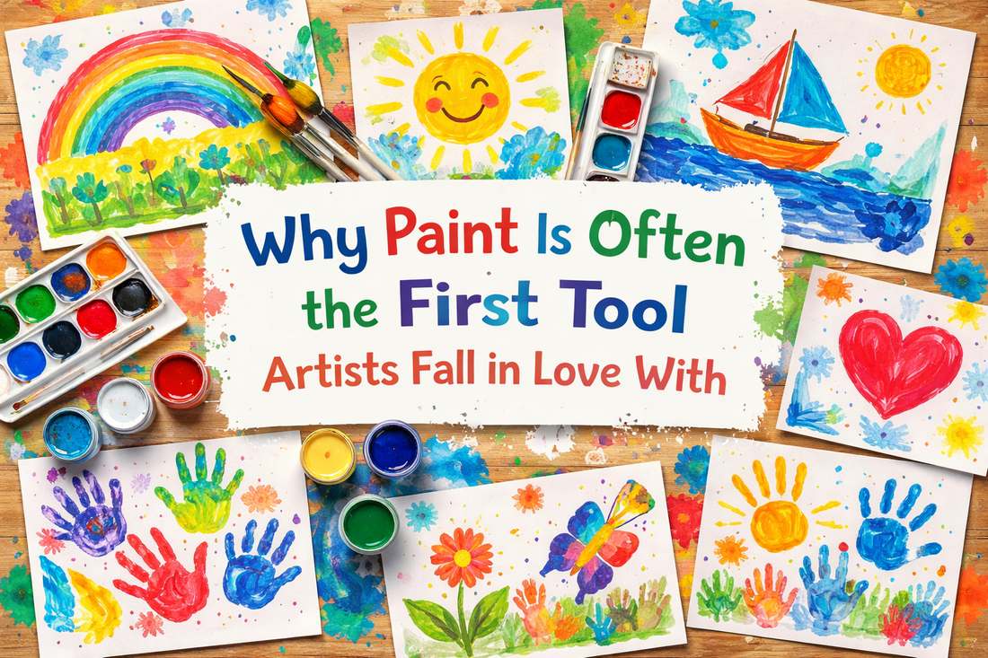 Why Paint Is Often the First Tool Artists Fall in Love With