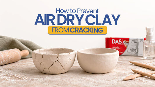 how to prevent air dry clay from cracking