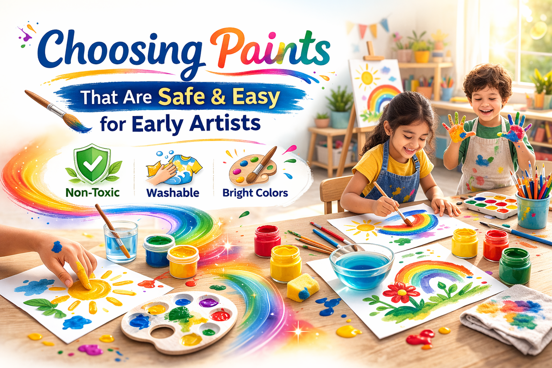 Safe and Easy to Use Paints for Kids at Bluebird Arts