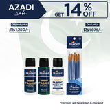 Fabric Paints 100 ml Pthalo green + Fabric Paints 100 ml White + Fabric medium 100ml + Value art brush
