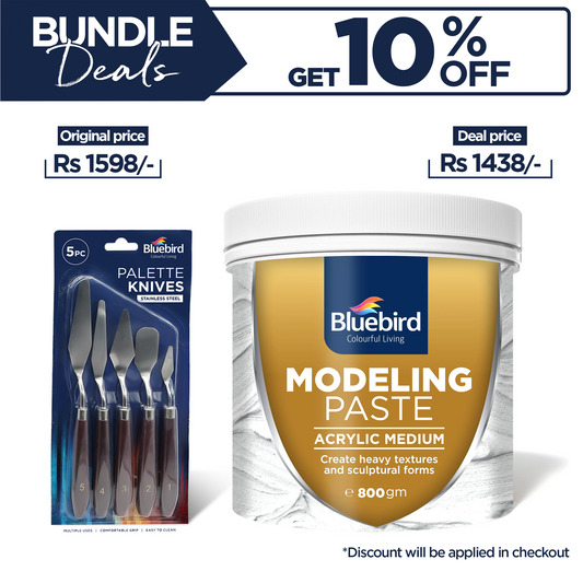 Modeling Paste 800gm + Palette knives Set of 5 Bundle