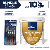 Modeling Paste 800gm + Palette knives Set of 5 Bundle