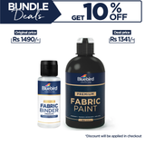 Fabric paint 500ml + Fabric binder 100ml Bundle