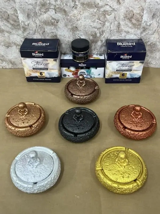 Studio Acrylic Colours - 100 ml - Set of 6 Pearlescent Shades