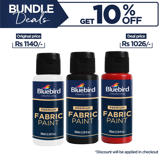 Fabric Paints 100 ml - Pack of 3