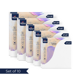 Signature Stretch Canvas - Pack of 10 - 4"x4" + 6"x6" + 8"x8" + 10"x10" + 12"x12" (2 Each)