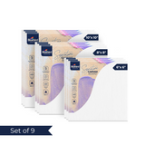 Signature Stretch Canvas - Pack of 9 - 6"x6" + 8"x8" + 10"x10" (3 Each)