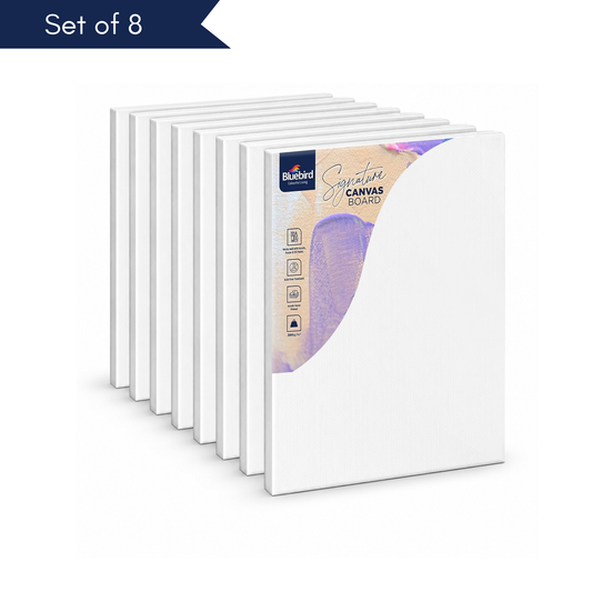 Signature Stretched Canvas - Set of 8