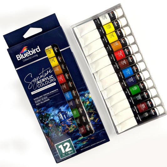 Signature Acrylic - Set of 12 x 12ml tubes