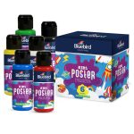 Kids Poster Paints - 100 ml - Primary Colours Set of 6